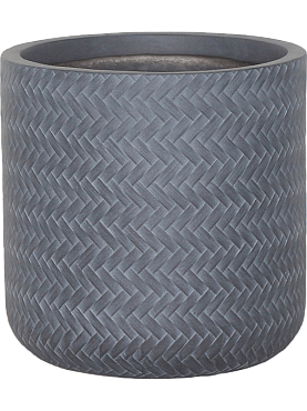 Кашпо Baq angle cylinder grey