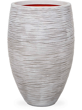 Кашпо Capi nature rib nl vase elegant deluxe ivory