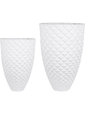 Кашпо Capi lux heraldry vase elegant white (набор 2 шт)