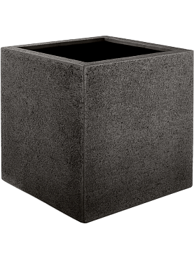Кашпо Struttura cube dark brown
