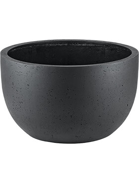 Кашпо Grigio new egg pot low anthracite-concrete