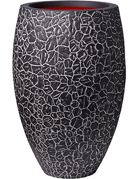 Кашпо Capi nature clay nl vase elegant deluxe anthracite