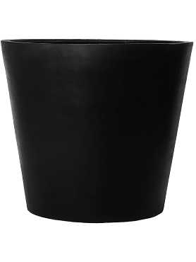 Кашпо Fiberstone jumbo bucket s black