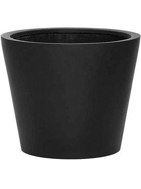 Кашпо Fiberstone bucket s black