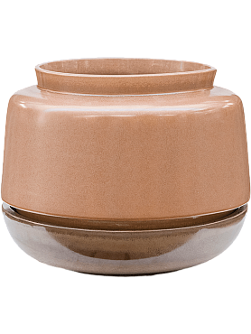 Кашпо Mori pot and bowl taupe/graphite