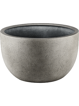 Кашпо Grigio new egg pot low natural-concrete
