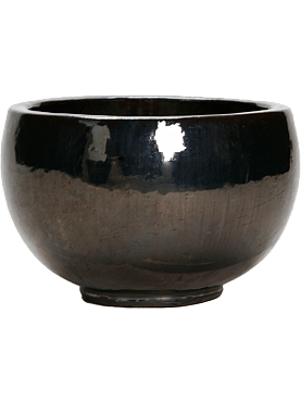 Кашпо Plain bowl metal glaze