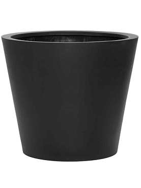 Кашпо Fiberstone bucket m black