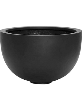 Кашпо Fiberstone bowl m black