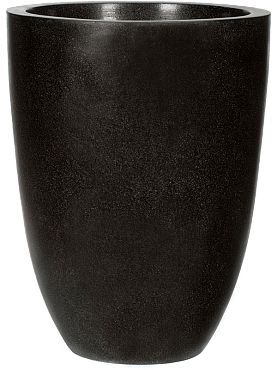 Кашпо Capi lux terrazzo vase elegant low black