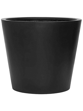 Кашпо Fiberstone bucket l black