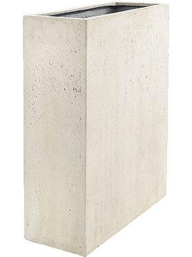 Кашпо Grigio divider white-concrete