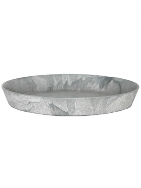 Поддон Artstone saucer claire round grey