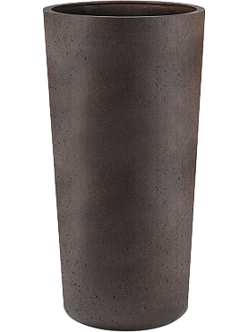 Кашпо Grigio vase tall rusty iron-concrete