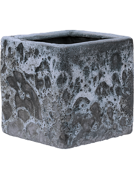 Кашпо Baq lava cube relic jade (glazed inside)
