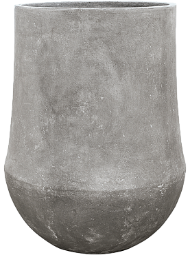 Кашпо Baq polystone coated plain darcy raw grey