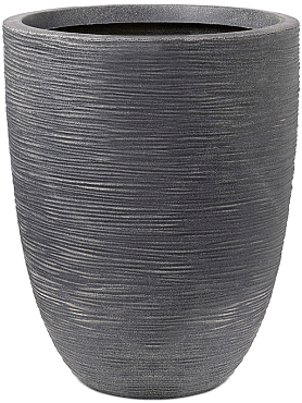 Кашпо Capi waste rib nl vase elegant low terrazzo grey