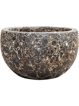 Кашпо Baq lava bowl relic black