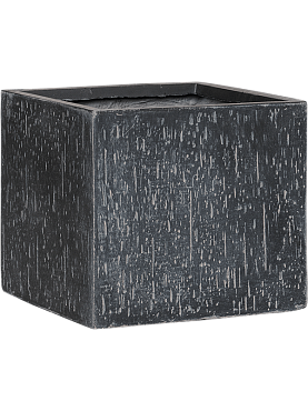 Кашпо Baq raindrop cube anthracite