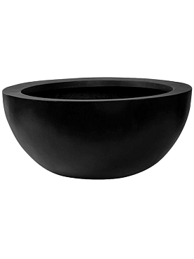 Кашпо Fiberstone vic bowl l black