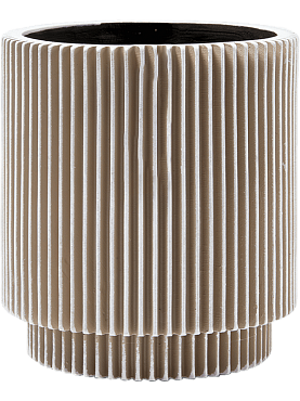 Кашпо Capi nature groove vase cylinder ivory