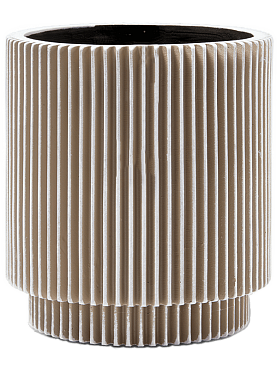Кашпо Capi nature groove vase cylinder ivory