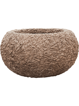Кашпо Baq polystone coated kamelle bowl rock