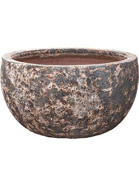 Кашпо Baq lava bowl relic rust metal
