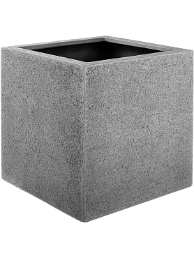 Кашпо Struttura cube light grey