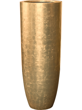 Кашпо Baq metallic silver leaf partner glossy gold (with технический горшок)