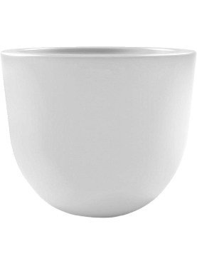 Кашпо Rotazionale eggy round pot white