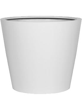 Кашпо Fiberstone bucket l matt white