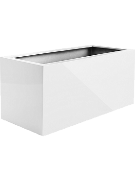 Кашпо Argento box shiny white