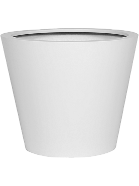Кашпо Fiberstone bucket m matt white