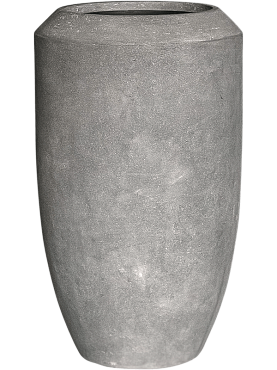 Кашпо Baq polystone coated plain coppa raw grey (with liner)