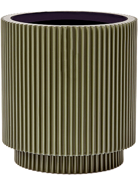 Кашпо Capi nature groove special vase cylinder green