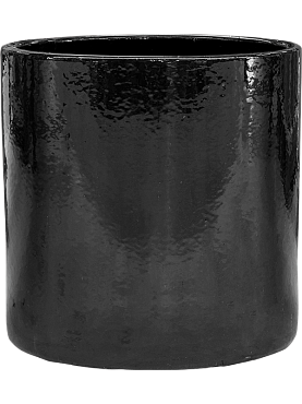 Кашпо Cylinder pot black