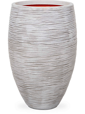Кашпо Capi nature rib nl vase elegance deluxe ivory