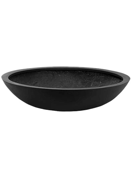 Кашпо Fiberstone jumbo bowl s black