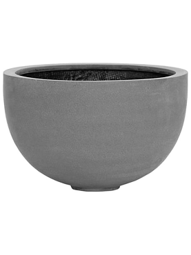 Кашпо Fiberstone bowl grey