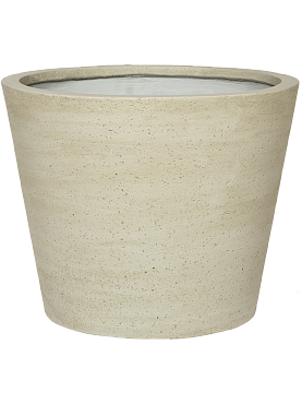Cement bucket m beige washed