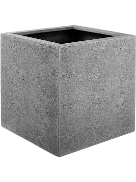 Кашпо Struttura cube light grey