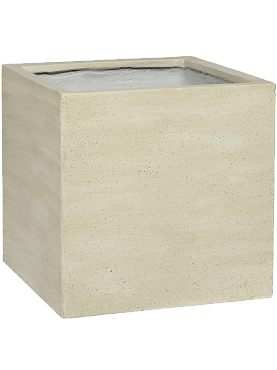 Кашпо Cement block m vertical beige washed