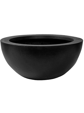 Кашпо Fiberstone vic bowl s black