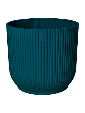 Кашпо Vibes fold round mini deep blue