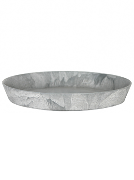 Поддон Artstone saucer claire round grey