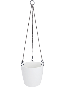 Кашпо подвесное Brussels® hanging basket white