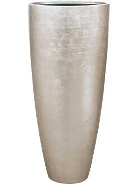 Кашпо Baq metallic silver leaf partner matt light champagne (with технический горшок)